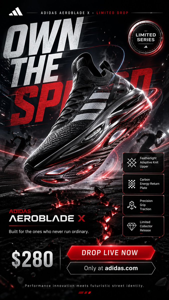 GPT Image 2 by @ertanlabs: Create a jaw-dropping premium advertising poster in 9:16 vertical format for a f