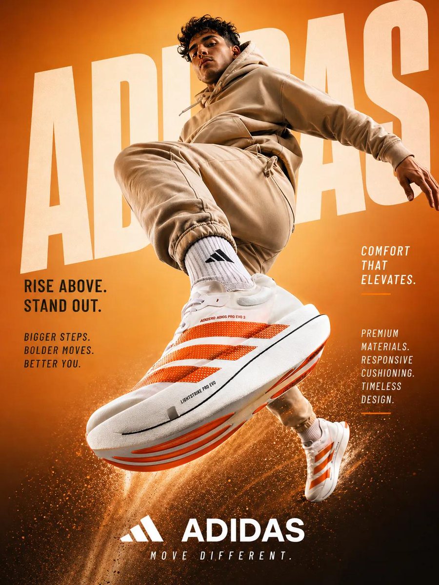 GPT Image 2 by @Taaruk_: A dynamic sportswear advertisement featuring a young athletic male model capture